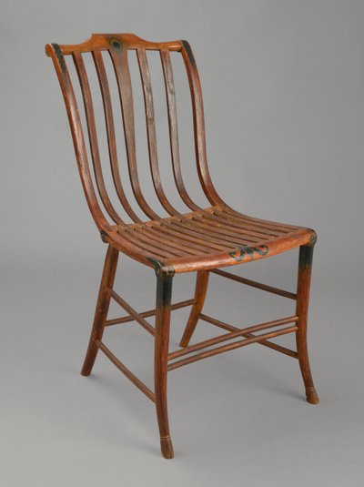 Sedia laterale, c.1808-20 da Samuel Gragg